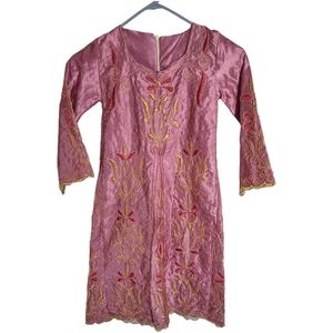 Vintage handmade kids renaissance historical costume dress